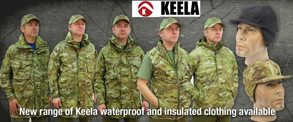 Keela Military Clothing now in stock