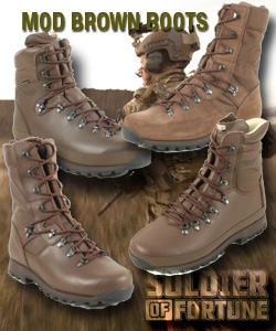 Military MOD Brown Boots