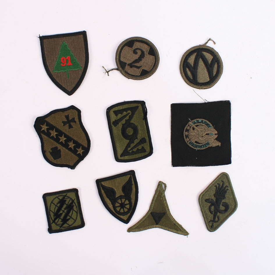 US ARMY VIETNAM SUBDUED CLOTH COLONEL RANK BADGES INSIGNIA