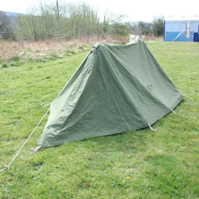 Military outlet pup tent