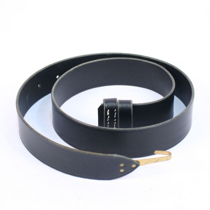 ACW Confederate Leather Belt No Buckle Black
