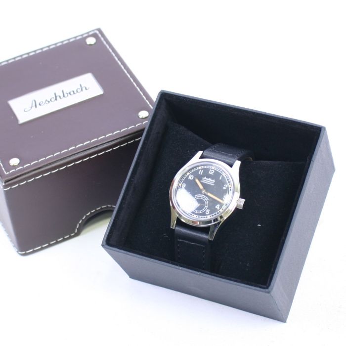Aeschbach WW2 Pattern Germany Luftwaffe RLM Pilots Watch