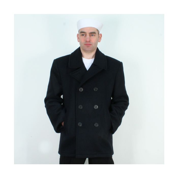 Military Anchor Style Navy Peacoat Pea Coat Jacket Coat Large Buttons,  LOT/Bag of 25 Buttons (Blue)