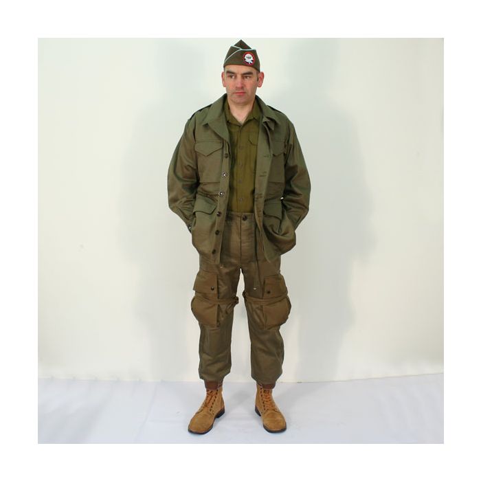 Replica WW2 US M43 Paratrooper Jump Trousers by Kay Canvas AL063 ...