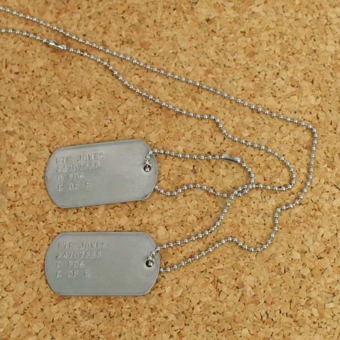 US Dog Tags, blank 