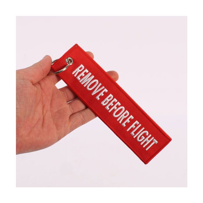 Remove before flight tags - Stock Image - C039/4880 - Science