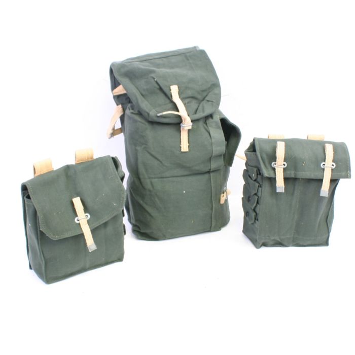 German Assault Grey Green Pioneer Bags and Backpack by FAB