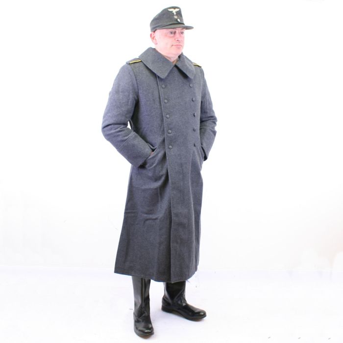 German WW2 Luftwaffe Blue M43 Greatcoat by RUM