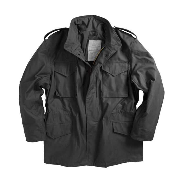 Alpha Industries M65 Field Coat. Black