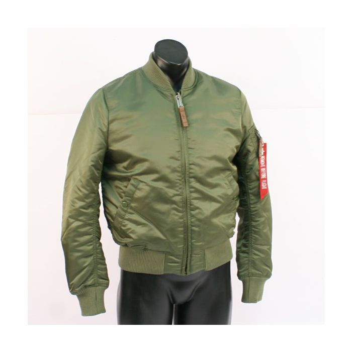 Alpha Industries Vintage Fit VF59 MA1 Sage Green (size small)