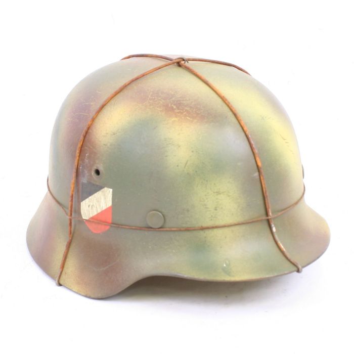 Authentic ww2 german best sale helmet