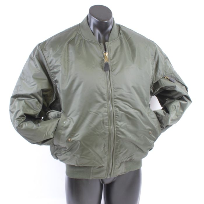Mil Tec MA1 Flight Jacket colour green
