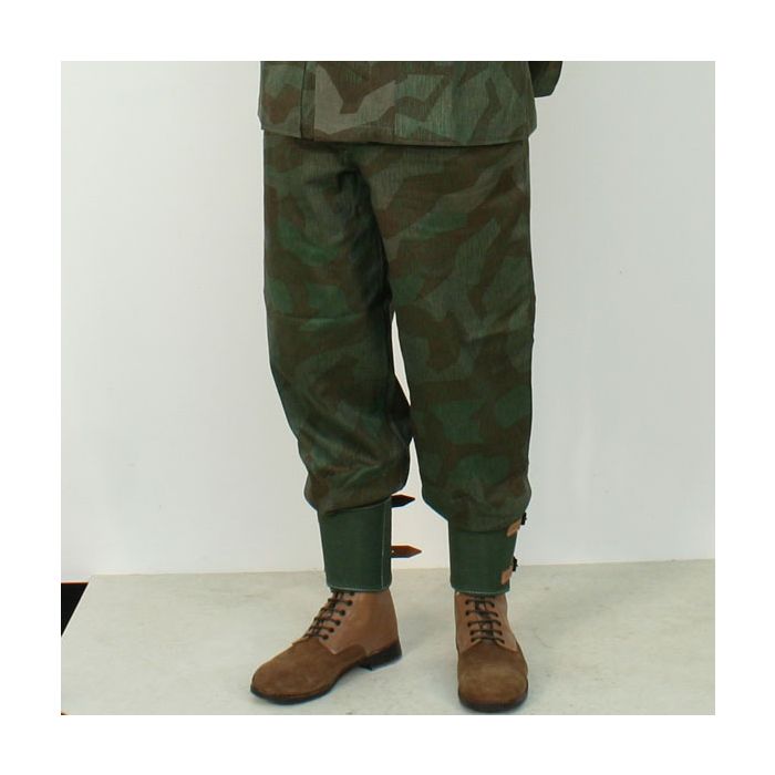 WW2 M43 German Army Field Trousers Splinter Camo