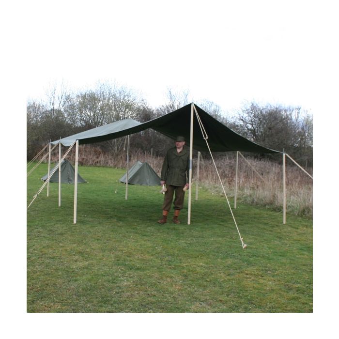 Lightweight shop mess tent