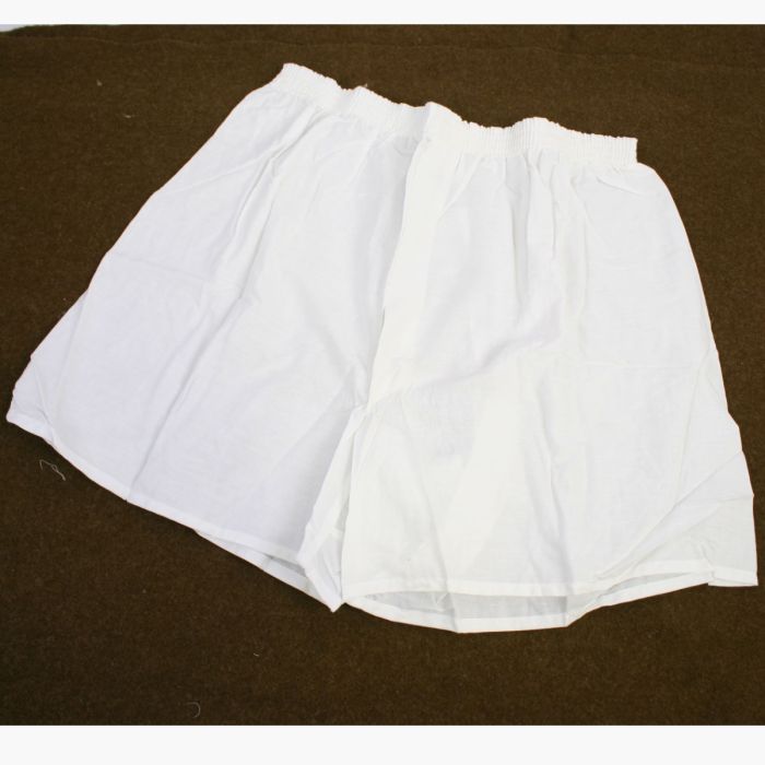 US Army White Boxer Shorts 1960's Original