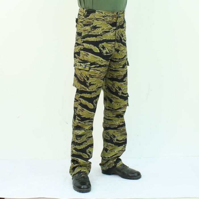 Tiger stripe camo pants top