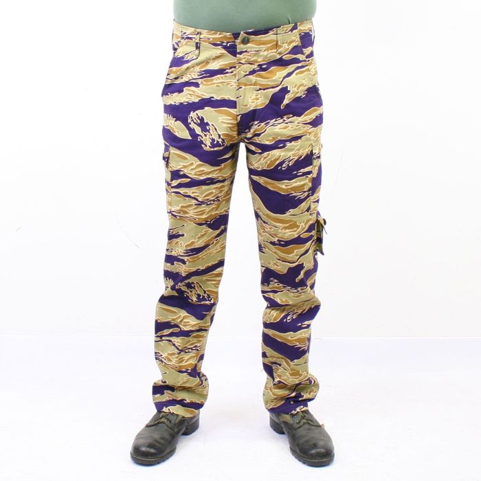 Purple and sales yellow camo pants