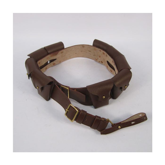 1903 9 Pocket Cavalry Leather Bandolier by GSE