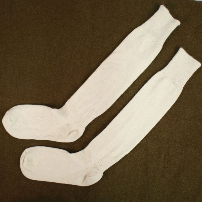 White Wool Royal Navy Sea Boot Sock RAF and Dispatch Riders