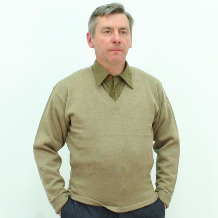 English discount military sweater