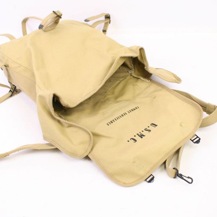 American WW2 USMC M1941 Haversack Webbing by Combat Serviceable