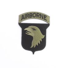 101st Airborne shoulder Patch subdued green and black