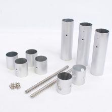 12 Piece Alloy Pole Fittings Set for Canvas Tent Poles