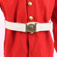 1871 24th Foot White Leather Equipment Belt (Anglo-Zulu War 1879)