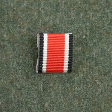 1939 Iron Cross 2nd Class Ribbon and Backing Plate