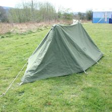 1943 US Army WW2 Shelter Halves x 2 ( pup tent) Canvas Only