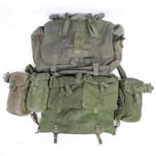 1958 webbing set with large pack used condition