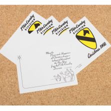 1st Air Cavalry Divison 1968 Vietnam Chrismas cards Pack of 5 cards