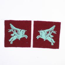 1st and 6th Airborne Division Woven Pegasus Patches