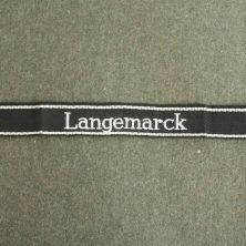 27th SS Grenadier Div Langemarck Cuff Title