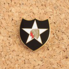2nd Infantry Division Metal DI badge