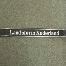 34th SS Grenadier Landstorm Nederland Cuff Title BeVo