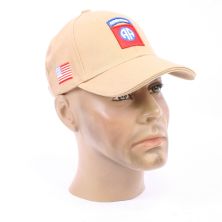  82nd " All American"   US Army Airborne Baseball Cap Tan 