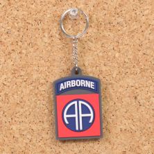 82nd Airborne Rubber Key Ring