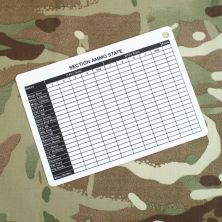 A6 Double Sided Slate Card AMMO/CASUALTY