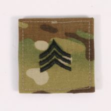 US Sergeant Rank Patch. Multicam