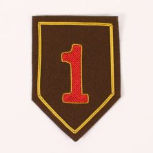 1st Infantry Division wire bullion badge