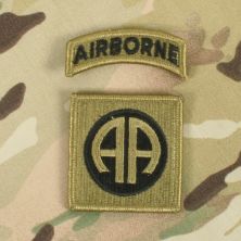 82nd Airborne Patch Hook and Loop Multicam