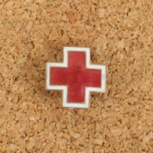 WW2 ARC American Red Cross cap badge