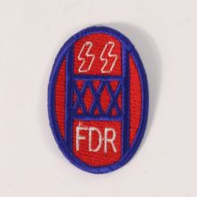 30th Infantry Division Fury Film XXX Division Patch with FDR