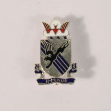US 505th PIR Metal DI Badge with H-Minus on it