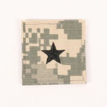 ACU Camo Rank Badge Hook and Loop. 1 Star General