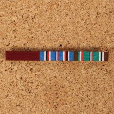 WW2 USN Medal Ribbon Bar Set. 3 Navy Ribbons on a Bar