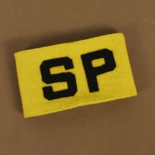 Shore Party Armband USN Yellow SP Brassard