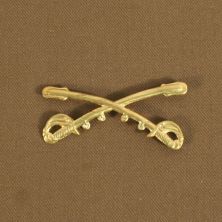 1872 US Cavalry Cross Sabres Cap Badge