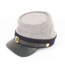 Confederate Civil war kepi with Blue Infantry band